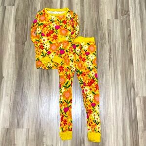 🌼Little Sleepies Sunny Garden 4T Long Sleeve Pajama Set